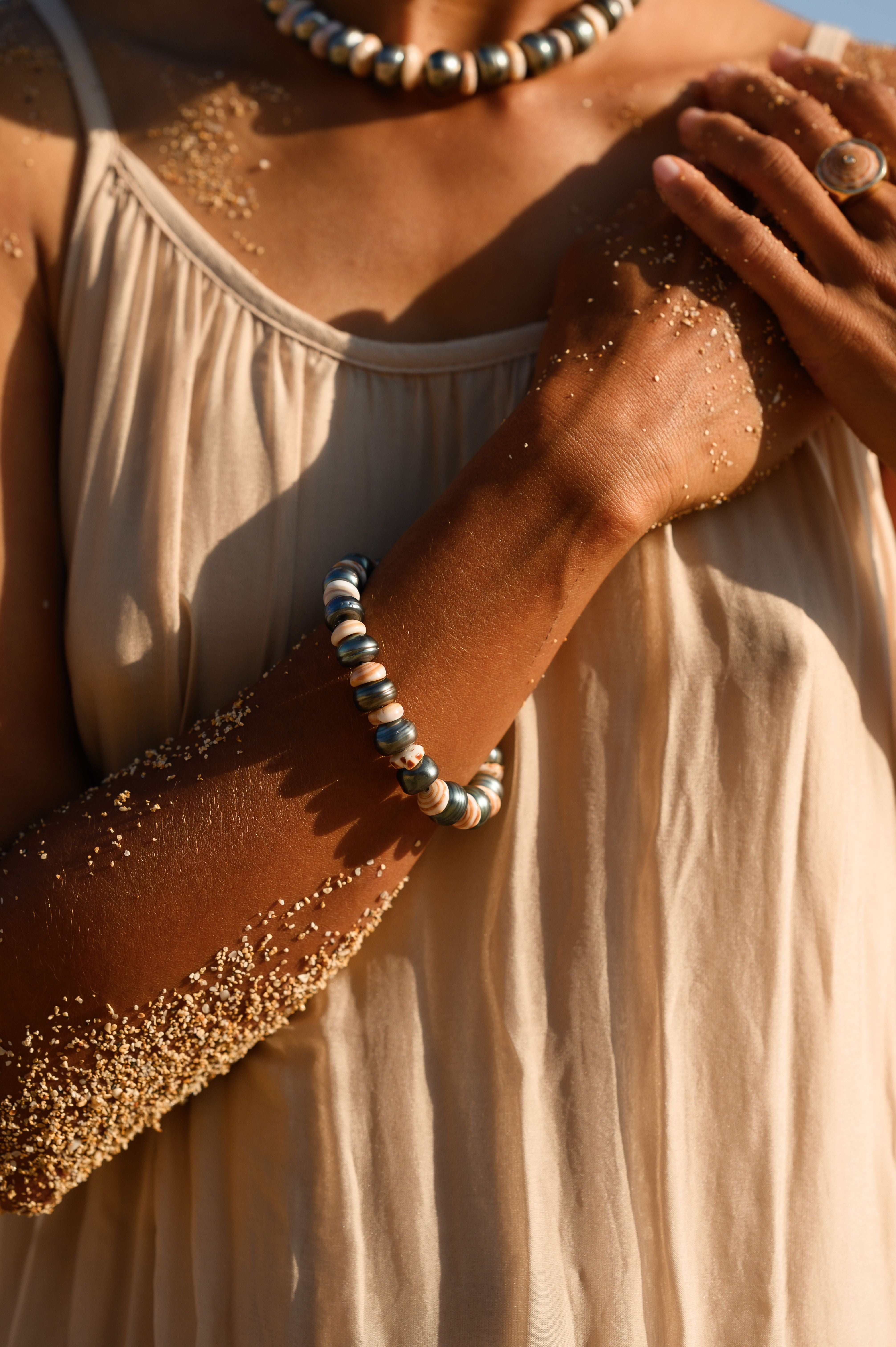 The Puka Pearl Bracelet