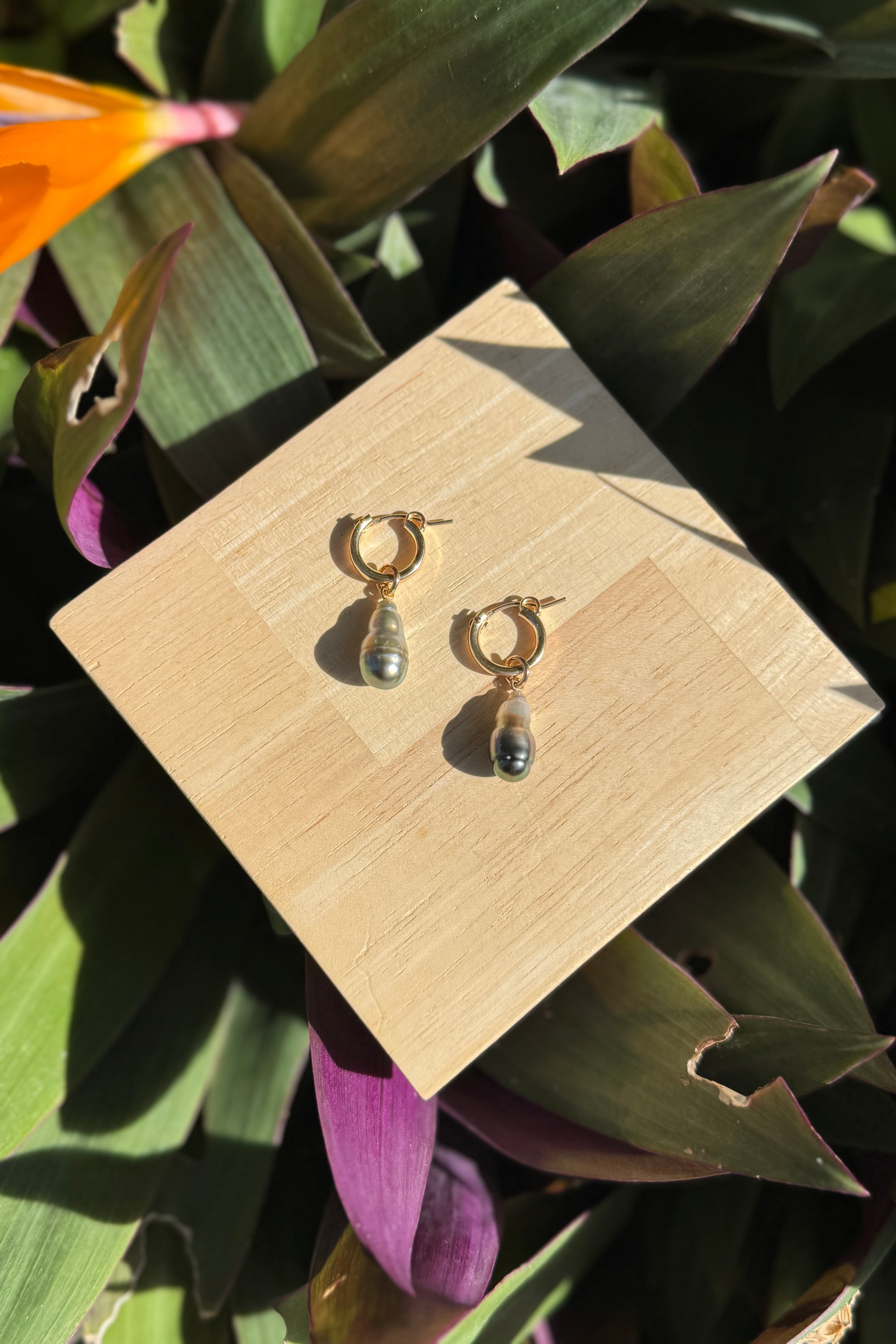 The Pearl Edit Hoops in Gold Filled