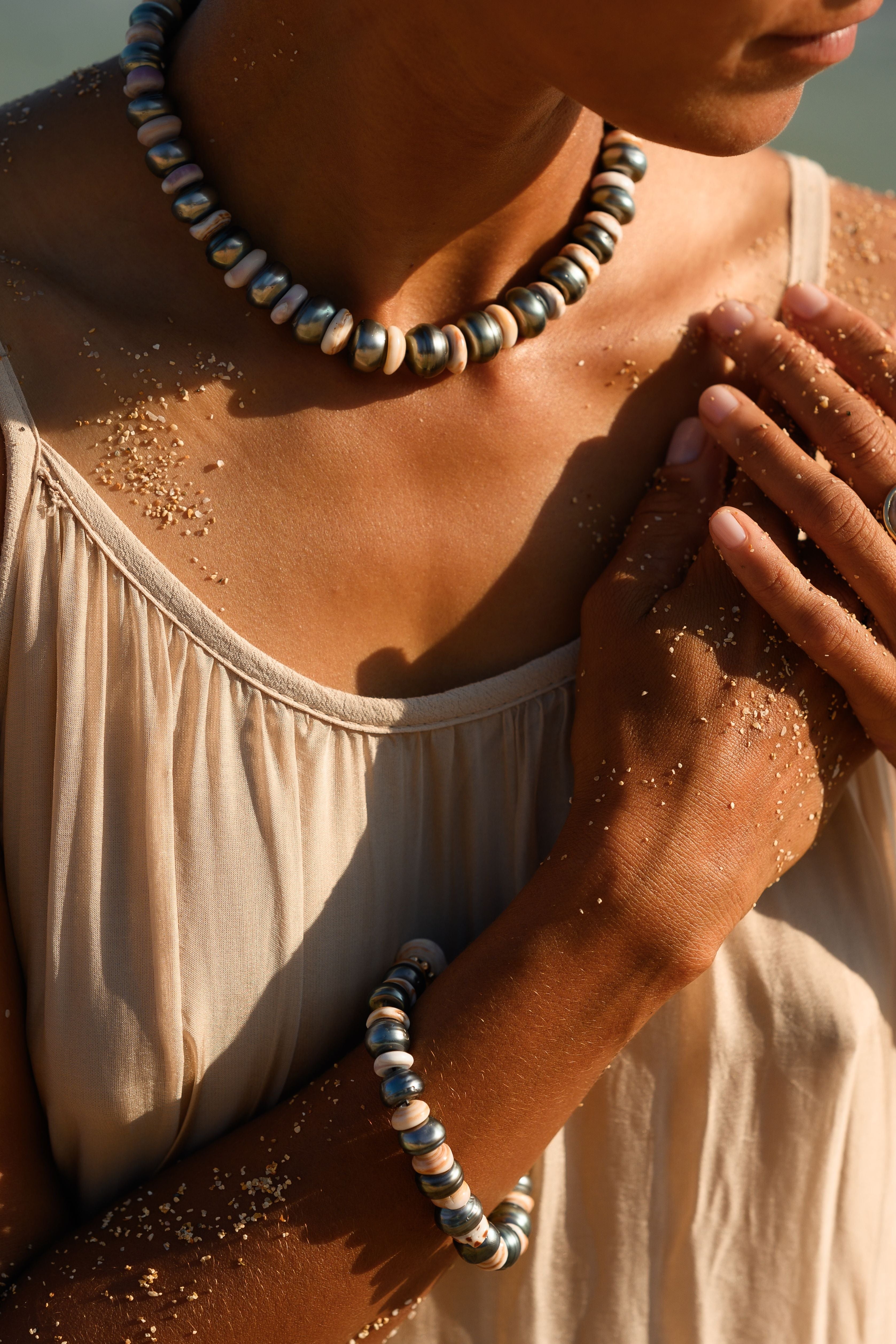 The Puka Pearl Bracelet