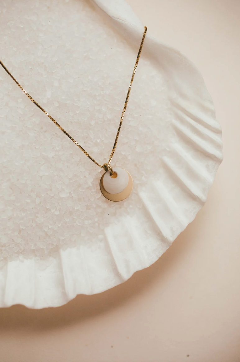 The Golden Disc Puka Charm