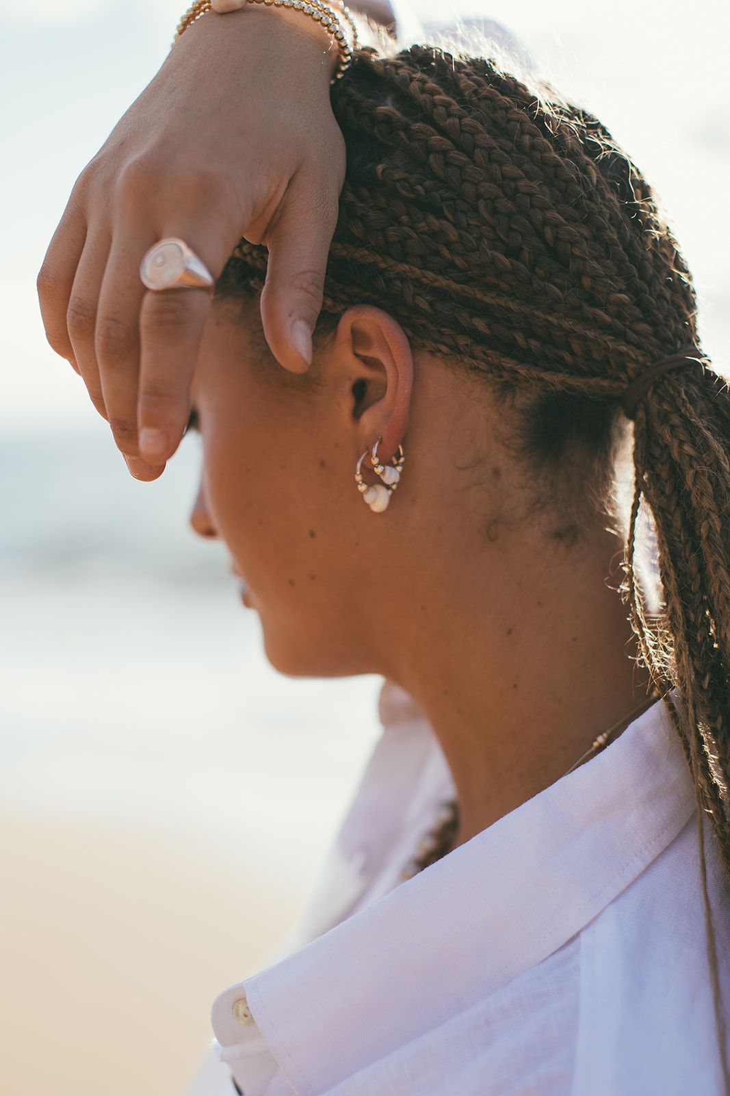 The Golden Puka Hoops