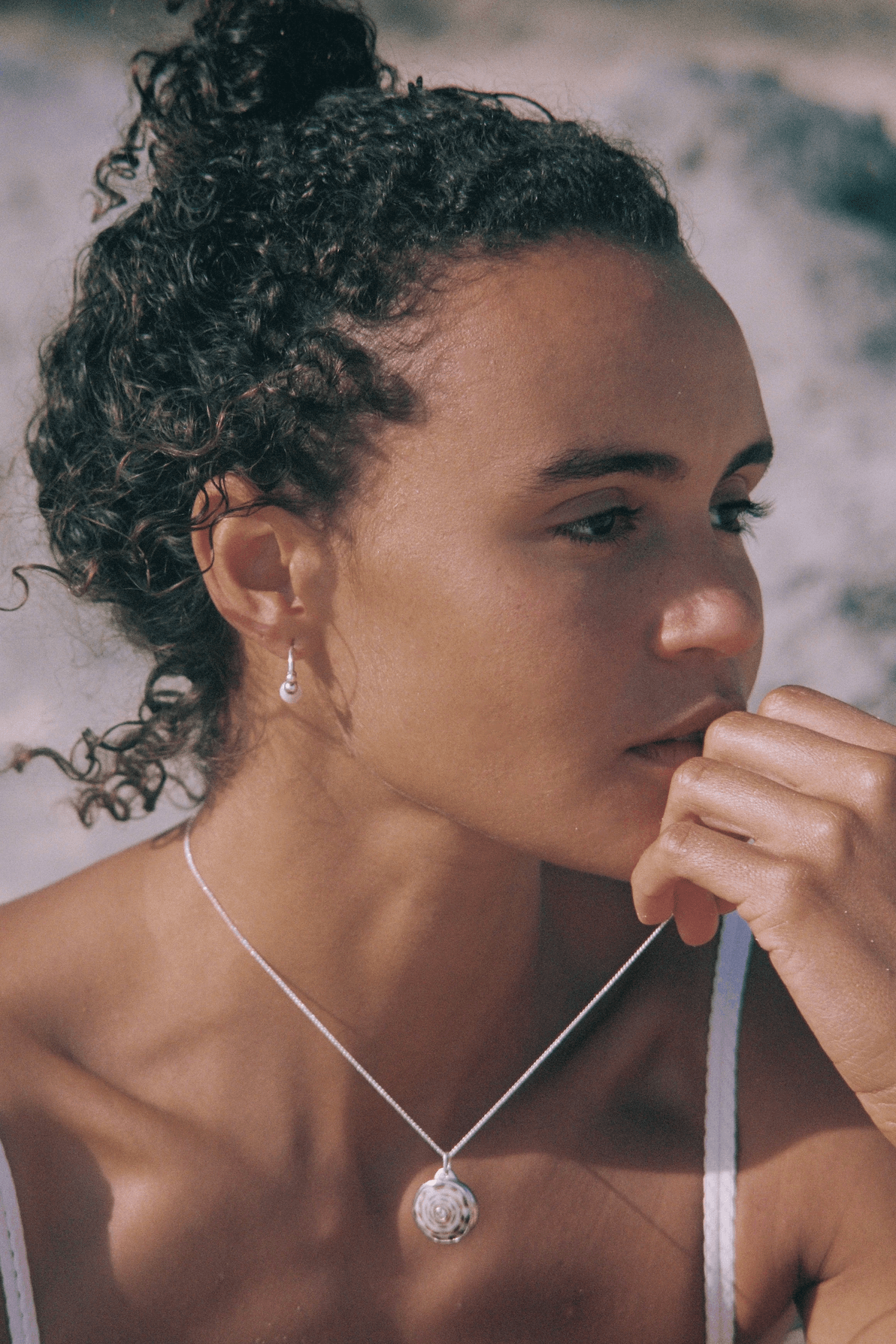 The Silver Puka Hoops