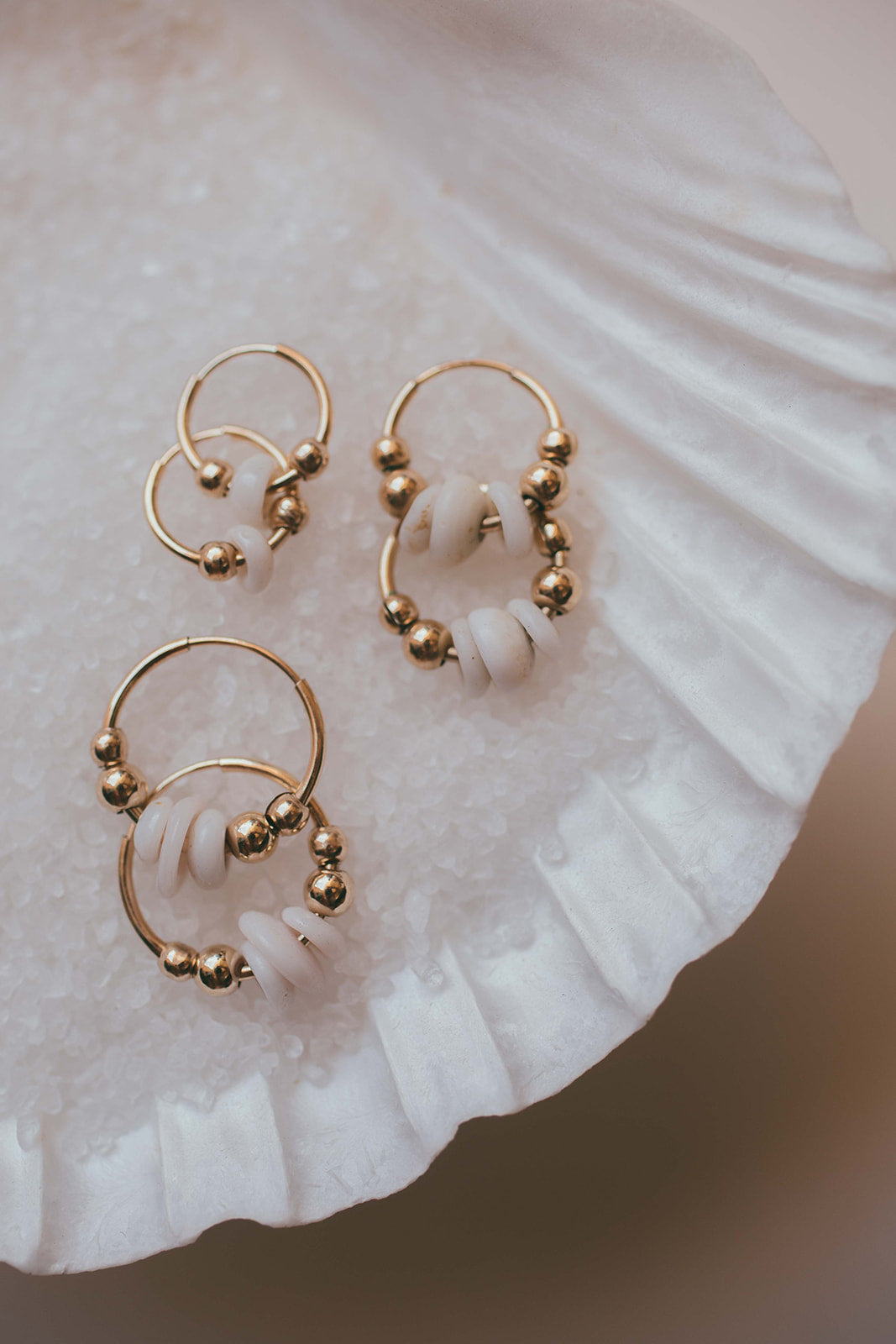 The Golden Puka Hoops