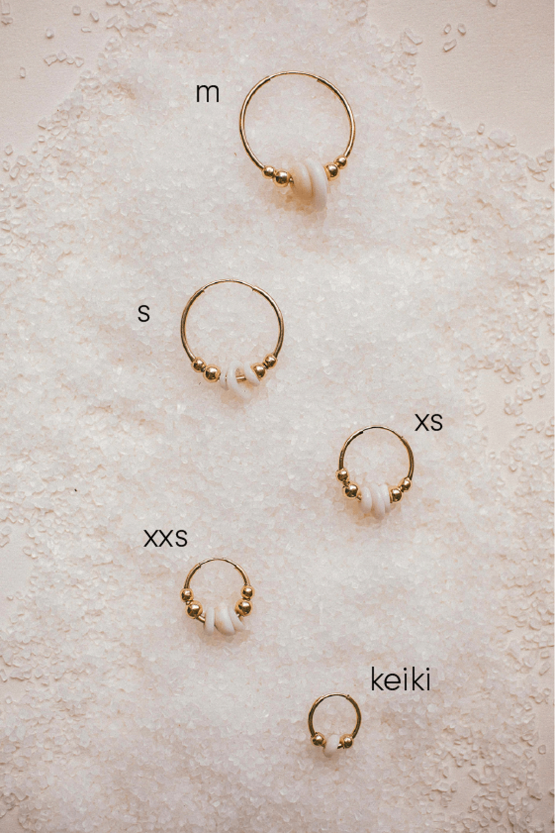 The Golden Puka Hoops